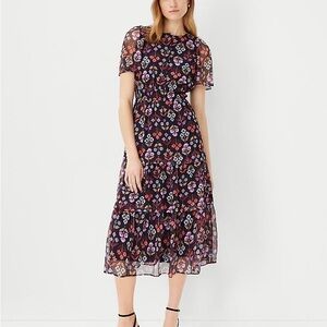 Ann Taylor Floral Tiered Midi Dress - Never worn, with tags